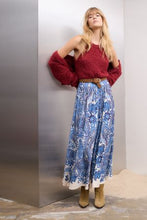 Fluffy Knit Cardigan - Red