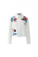 Embroidered Floral Shirt