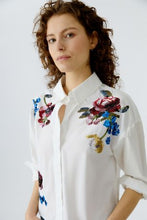 Embroidered Floral Shirt
