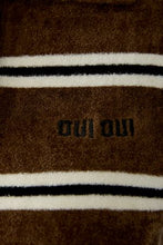 Brown Stripe Polo Top