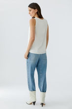 White V-Neck Vest Top