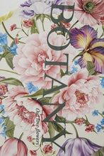 Floral Print Silk-Feel Neck Scarf