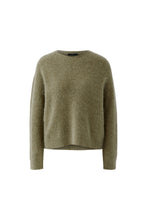 Soft Khaki Brushed Knit Jumper
