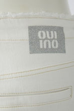 Ivory Straight-Leg Cropped Jeans