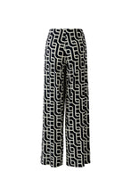 Wide-Leg Printed Trousers
