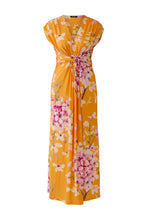 Floral Knot Front Midi Dress