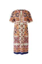 Bohemian Mosaic Print Dress
