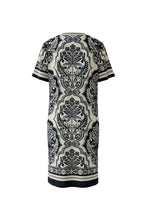 Printed Shift Dress – Monochrome Baroque