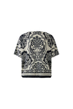 Printed Tie-Hem Top