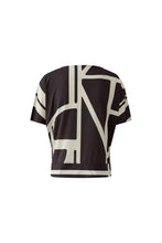 Printed Tie-Detail Top