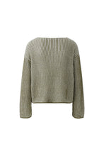 Ribbed Knit Jumper - Khaki