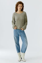 Ribbed Knit Jumper - Khaki
