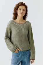 Ribbed Knit Jumper - Khaki