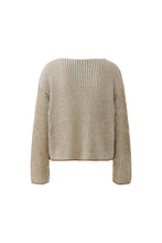Ribbed Knit Jumper - Camel
