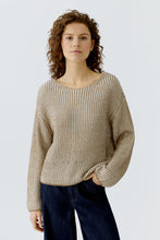 Ribbed Knit Jumper - Camel