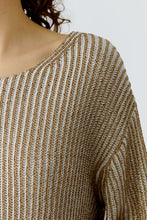 Ribbed Knit Jumper - Camel