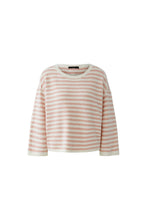 Soft Pink Striped Knit Jumper