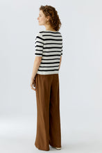 Black & White Stripe Knit Top