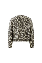Neutral Leopard Print Knit Jumper