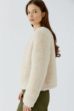 Cream Faux Fur Jacket