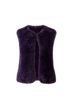 OUI Faux Fur Knitted Waistcoat