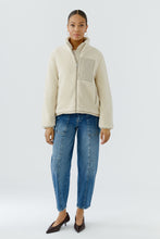 Cream Teddy Fleece Jacket