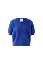 Royal Blue Cashmere Short Sleeve Jumper