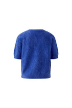Royal Blue Cashmere Short Sleeve Jumper