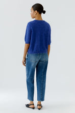 Royal Blue Cashmere Short Sleeve Jumper
