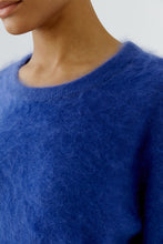 Royal Blue Cashmere Short Sleeve Jumper