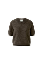Cashmere Short Sleeve Knit - Mulch