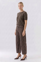 Cashmere Short Sleeve Knit - Mulch