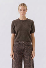 Cashmere Short Sleeve Knit - Mulch