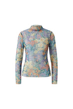 Vintage Floral Mesh Top