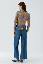 Vintage Floral Mesh Top