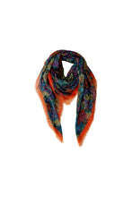 Vintage Floral Print Scarf