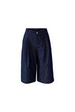 Dark Wash Denim Culotte Shorts