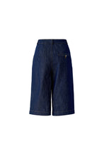 Dark Wash Denim Culotte Shorts