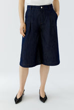 Dark Wash Denim Culotte Shorts