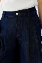 Dark Wash Denim Culotte Shorts