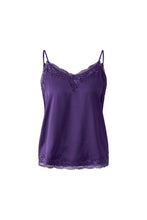 Plum Lace Trim Cami