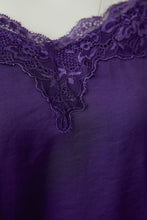 Plum Lace Trim Cami