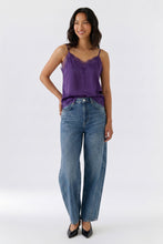 Plum Lace Trim Cami