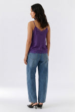 Plum Lace Trim Cami