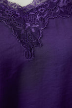 Plum Lace Trim Cami