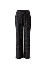 Leopard Print Wide Leg Trousers