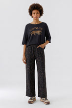 Leopard Print Wide Leg Trousers
