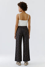 Leopard Print Wide Leg Trousers