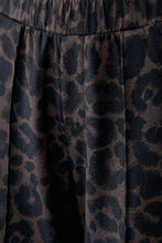 Leopard Print Wide Leg Trousers