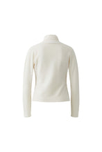 Wrap Style Knit Jumper - Gardenia